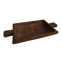 Wooden Serving Tray with Handles Easy to Carry for Kitchen