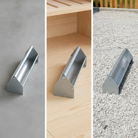 Aluminum Alloy Pigeon Feeder Trough Sturdy Pigeon Feeder Heavy Duty for Bird Keepers