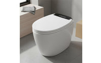 Instant Heating Smart Toilet Seat Multiple Cleaning Modes Heated Bidet Seat Wireless Controller Control Heated Smart Toilet Temperature Display for Hotel