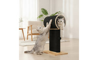Cat Tunnel with Scratching Pillar Compact Scratching Pillar Indoor Cat Furniture for Cats