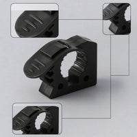4 Pieces Quick Release Clamp Secure Rubber Clamp with Mounting Hardware Holder Slimline for off Roaders, Roof Racks