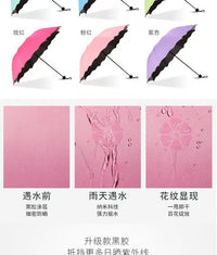 95cm Diameter Large Beach Umbrella with Ground Spike, Steel Frame, Black Coating, Polyester