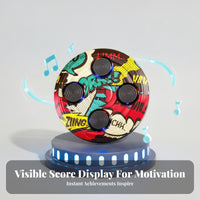 Foam-Padded Wall-Mounted Boxing Target Flush-Mount Light-up Boxing Target LED Lights for Children, Home