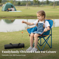Foldable children's creaturethese chairsed Seat Portable creaturethese chairsed kids' Chair Lightweight Outdoor Furniture Sturdy Frame for Girls, young children, Parents, Camping, Fishing, al fresco dinings, Beach