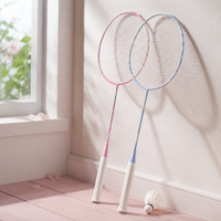 Official Genuine Badminton Racket Set - Portable, Durable Alloy Rackets for Students, Beginners, and Professionals