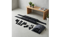 2 Pieces Universal Car Roof Soft Rack Padded Soft Roof Rack with Straps Sturdy Lightweight for Surfers
