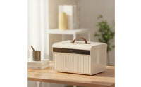 Lockable File Box with Lock Portable File Organizer Box Secure Compact for Home Office