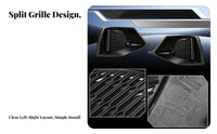Front Lower Grille Direct Replacement Lower Vent Grille Sporty Look Automotive Exterior Accessory for Vehicle Restoration, Car Repair for