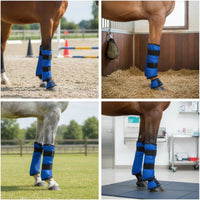 Horse Leg Wrap with Ice Bag Cold Therapy Horse Leg Ice Pack Wrap Cooling for Horses, Equestrians, Equestrian Training, Stable