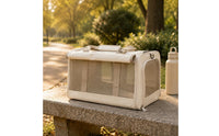 Large Cat Travel Top of the Bag Handle Foldable Cat Carrier Easy to Easy to Maintain Soft Sided Pet Carrier for Outdoor