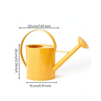 Metal Watering Can with Sprinkler Head Arched Handle Watering Can with Long Spout Stylish Vessel Modern for Gardeners