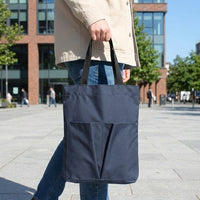 Tote Bag and Shoulder Bag for Daily Essentials, Waterproof Crossbody Design for Travel, Laptop Shopping Bag with Compartments