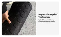 connecting Rubber Gym Tile impact Absorbent connecting Tile Noise Reducing Non-Skid for Fitness devotees, Basement