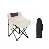 Deep-Seated Foldable Moon Chair Reclined Moon Chair Portable Furniture Compact for Travelers