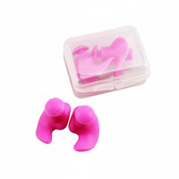 Silicone Swimming Earplugs Comfortable Fit Waterproof Swimming Earplugs Reusable Silicone Ear Plugs for Adults, Showering, Bathing