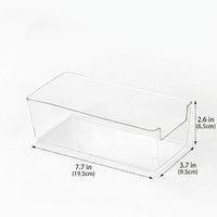 Clear Acrylic Hamster Sand Bath, Small Hamster Bath for Gerbils and Small Rodents, Semi-Enclosed Easy Clean Design, 9.5 x 6.5 x 4 cm