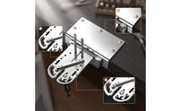 Jewelry Work Clamp Multifunction Bench-Mounted Clamp with Support Rods Jeweler's Vise Stainless Steel Jewelry Vise Aluminum