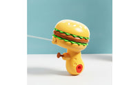 Handheld Hamburger Water Lightweight Press Water Toy Waterproof Squirt Sturdy for Children, Toddlers, Park Outings