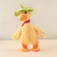 Electronic Stuffed Duck Musical Walking Duck Toy Stuffed Animal Interactive Animated for Toddlers, Playroom, Home