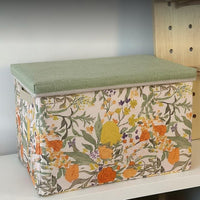 Foldable Storage Box with Lid, Large Capacity Organizer