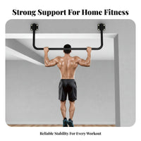 Wall Beam Hanging Exercise Bar Heavy Duty Indoor Pull-up Bar Thickened Steel Fitness Equipment for Home Workout Users, Bodybuilders, Garage