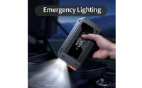 Car Jump Starter with Air Compressor Handheld Jump Starter with Air Compressor Portable Power Bank with Flashlight Rechargeable