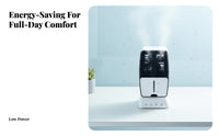 Desktop Misting Fan Humidifying Function Portable Air Chiller Nano Small Misting Water-Cooled Chiller for Students, Office Workers, Desk, Bedroom