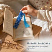 Creative Crystal Rectangle Bookmark DIY Kit with Tassel