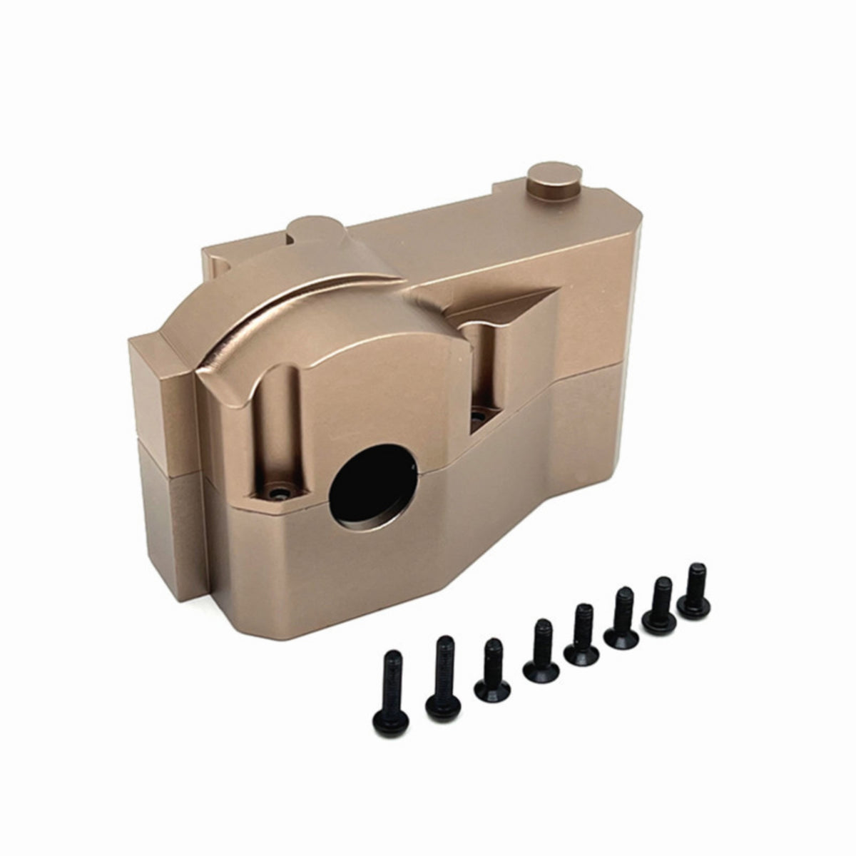 RC Car Gearbox Housing Upgrade RC Gearbox Cover with Screws Upgraded for Drivetrain Maintenance
