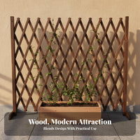 Anti Climbing Plant Support Grid Weather-Resistant Climbing Plant Support Decorative Expandable Wooden Trellis Versatile Use for Gardeners, Homeowners, DIY Enthusiasts, Balcony, Patio, Yard, Wall Decoration
