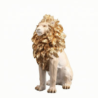 Lion Decor Statue Modern-Luxe Home Decoration Lion Elegant for Office, Sofa Side