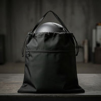 Drawstring Helmet Bag with Pocket Soft Helmet Bag Portable Lightweight for Commuters, Commuting, Work Sites, Garages