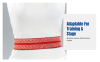 Chinese Performing Arts Practice Belt Traditional Wrap and Design Dance Sash Aids Midriff Activatement Wide Design for Children