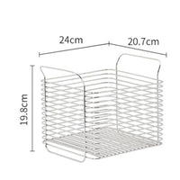 Metal Wire Basket Stackable Wire Basket Carry Handles Handle for Countertop