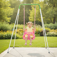 Swing Molded Children's Swing Seat indoor/outdoor Toy for Young Children, Backyard, Playroom, Doorway