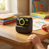 Selfie Kids Instant Print Camera Handheld Two-lensLens Camera Compact Portable for Beginners, Toddlers, Creative Play, Travel, Parties