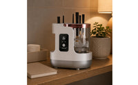 Multislot AllAll-in-1 Brush Cleaner Transparent Chamber Electric Makeup Brush Cleaner Compact Beauty Tool Countertop