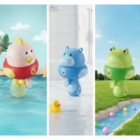 Chicken Water Cartoon Press Water Toy Compact for Swimming Pool, Young Children