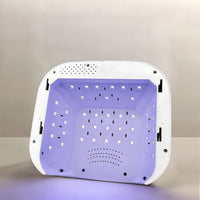 LED Nail Lamp Professional Gel Polish Curing Lamp Nail Dryer with Timer Fast Drying Desktop for Manicurists, Home Manicure
