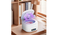 Acoustic Cleaner with Lamp Compact Jewelry Cleaner with Lights Professional Acoustic Bath with Digital Display for Jewelers, Home, Workbench