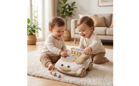 Musical Telephone Toy Car Interactive Toy Phone with Piano Keys Play Phone Push-Along Play Keys Sensory for Toddlers, Playroom