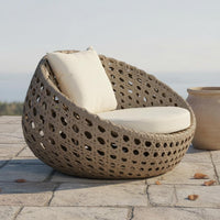 Rattan Sofa Set Weather-Resistant PE Rattan Furniture Set Woven Outdoor Sofa Resistant Waterproof for Garden, Balcony