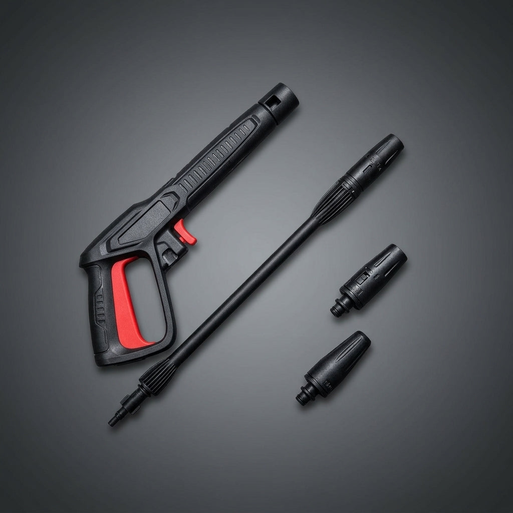 Car Cleaning Tool for a Professional Car Wash, 1740 PSI High Pressure Washer with Extension Wand, Car Foam Sprayer and Foam Lance, 86cm Length