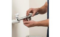 U-Shaped Slot Plastic Ball Valve Wrench Socket Body Ball Valve Wrench Metal Water Shut-off Tool Silver Finish