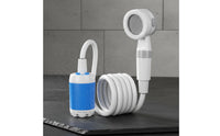 Portable Electric Shower IPX7 Waterproof Outdoor Camping Shower 2 Speed Water Stream Bathing Supplies for Campers, Hikers, Dormitory, Beach