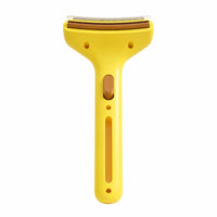 Thinning Comb Fine-Tooth Comb with Curved Head Self-Cleaning Pet Brush Stainless Steel Handheld for Long-Haired Pets, Deshedding