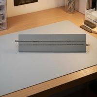 Metal Rails Wide Tram Track Section Joiners Straight Tram Track Grey