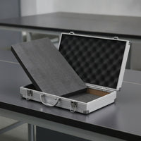 Aluminum Case with Foam Portable with Foam Compact Aluminum for Hobbyists