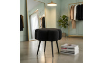 Makeup Stool Upholstered Cushioned Stool Cozy Home Seating for Dressing Area