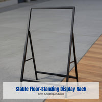 Foam Board Display Stand, Outdoor Poster Holder, Foldable Freestanding Sign, For Recruitment, Shop, Event